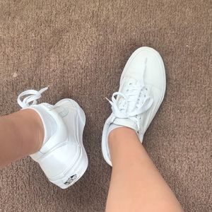 White old skool vans